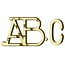 Eureka IQ-puzzel - ABC - Mini - Metaal - Niveau 1