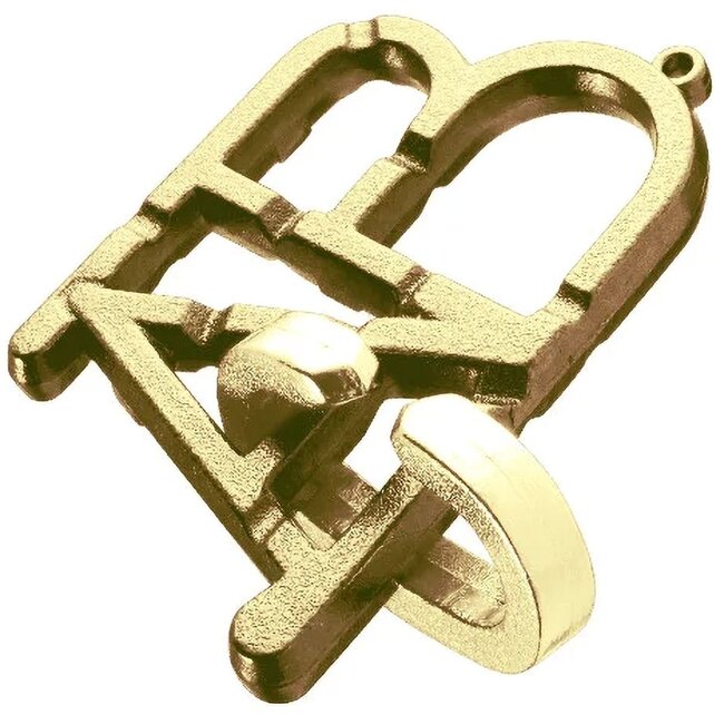 Eureka IQ-puzzel - ABC - Mini - Metaal - Niveau 1