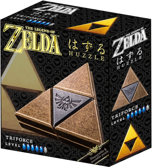 IQ-puzzel - Zelda Triforce - Metaal - Niveau 6