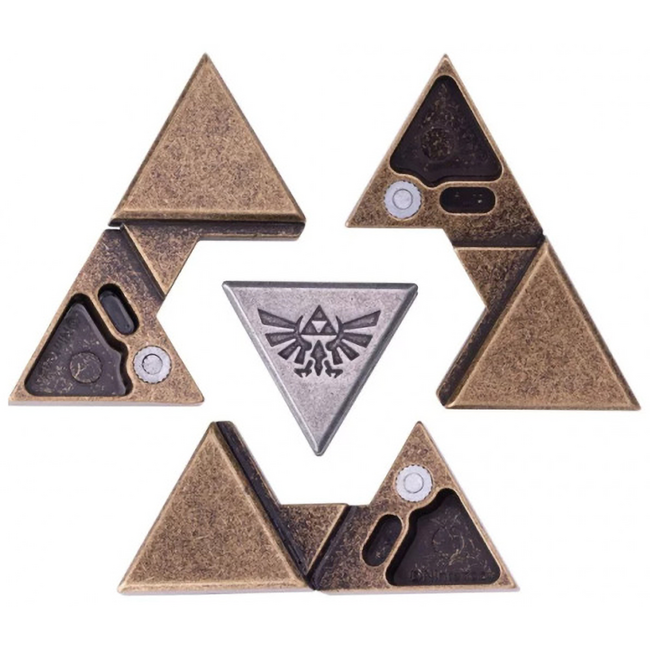 Eureka IQ-puzzel - Zelda Triforce -  Metaal - Niveau 6