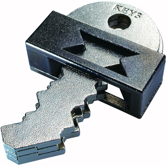 Eureka IQ-puzzel - Key III -  Metaal - Niveau 6