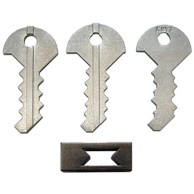 Eureka IQ-puzzel - Key III -  Metaal - Niveau 6