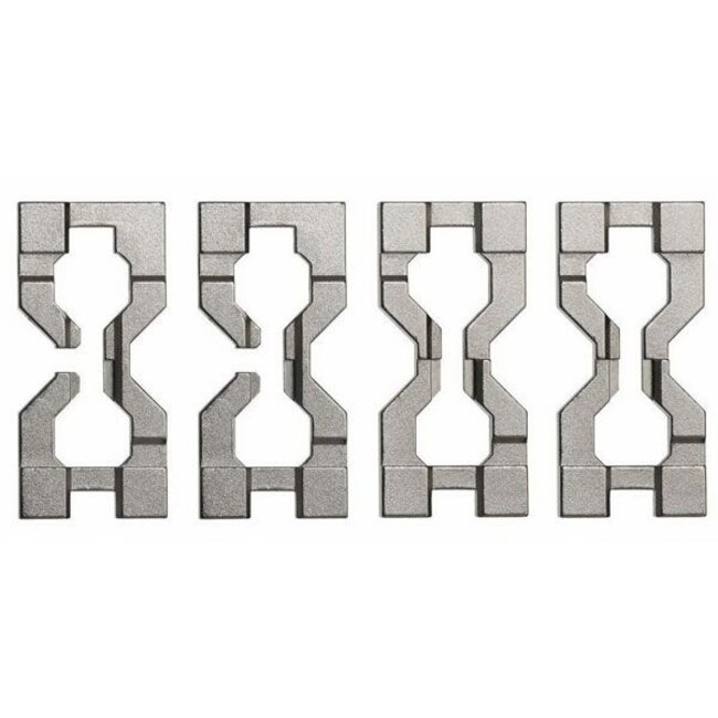 Eureka IQ-puzzel - Hourglass - Metaal - Niveau 6