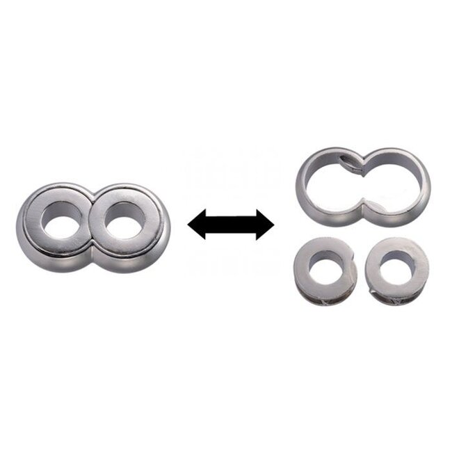 Eureka IQ-puzzel - Infinity - Metaal - Niveau 6