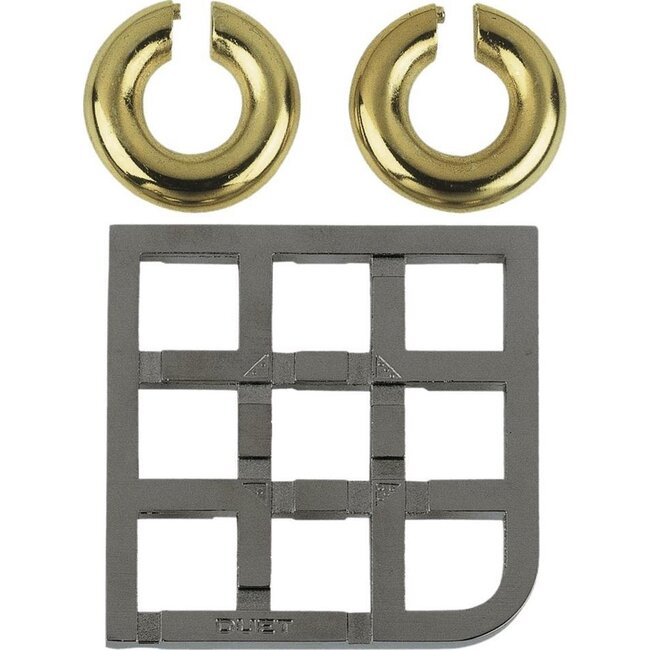 Eureka IQ-puzzel - Duet - Metaal - Niveau 5