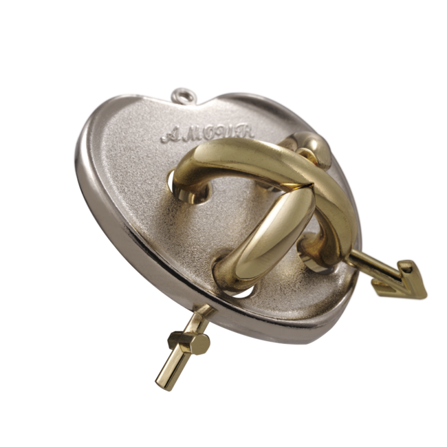 Eureka IQ-puzzel - Amour - Metaal - Niveau 5