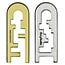Eureka IQ-puzzel - Keyhole - Metaal - Niveau 4