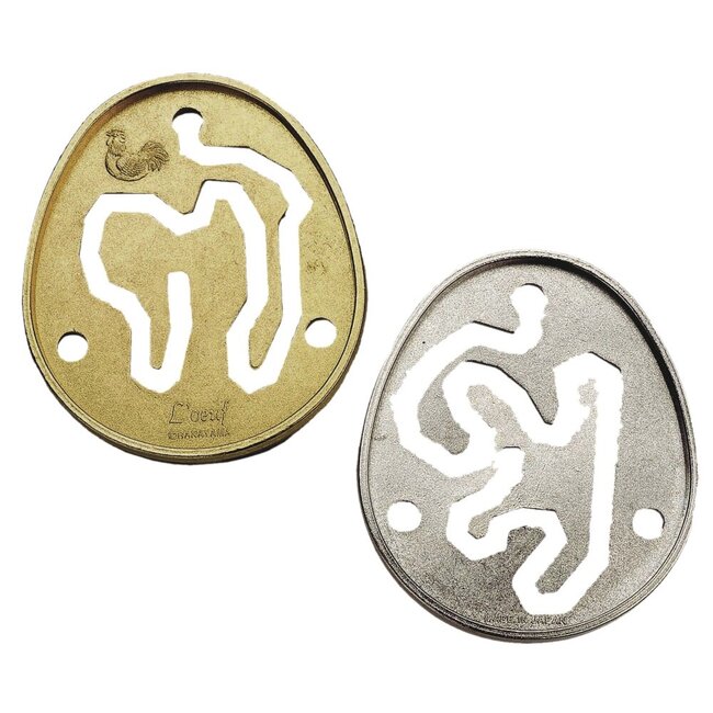 Eureka IQ-puzzel - L´Oeuf - Metaal - Niveau 4