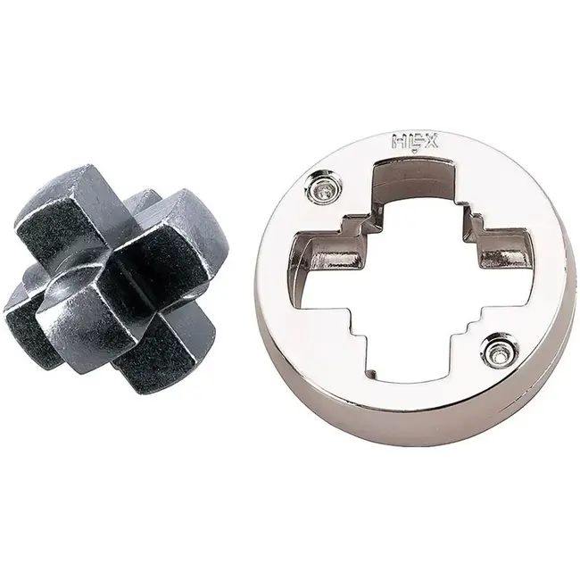 Eureka IQ-puzzel - Hex - Metaal - Niveau 3