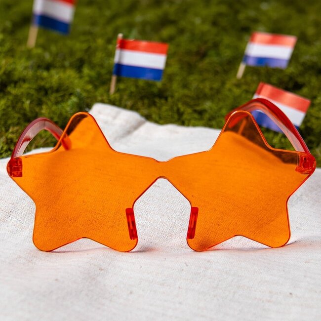 Folat Bril - Sterren - Oranje