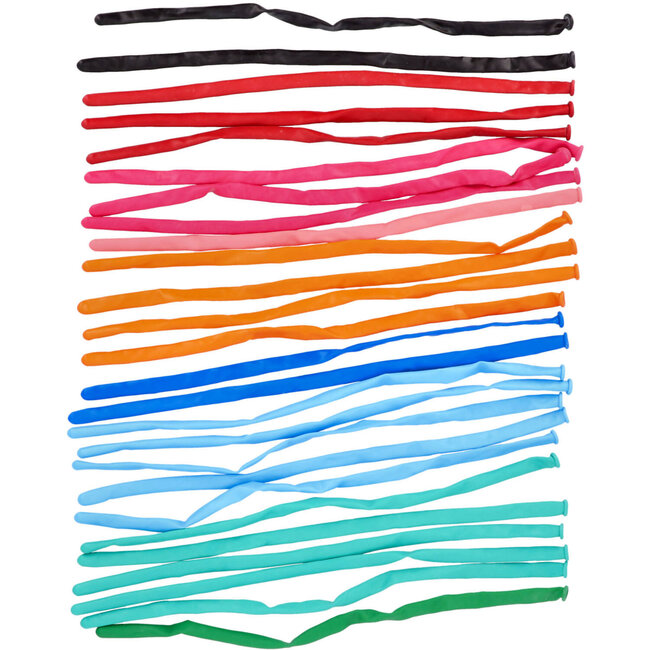 Folat Modelleerballonnen - Stripetastic - Doorsnee 5cm - 25st.