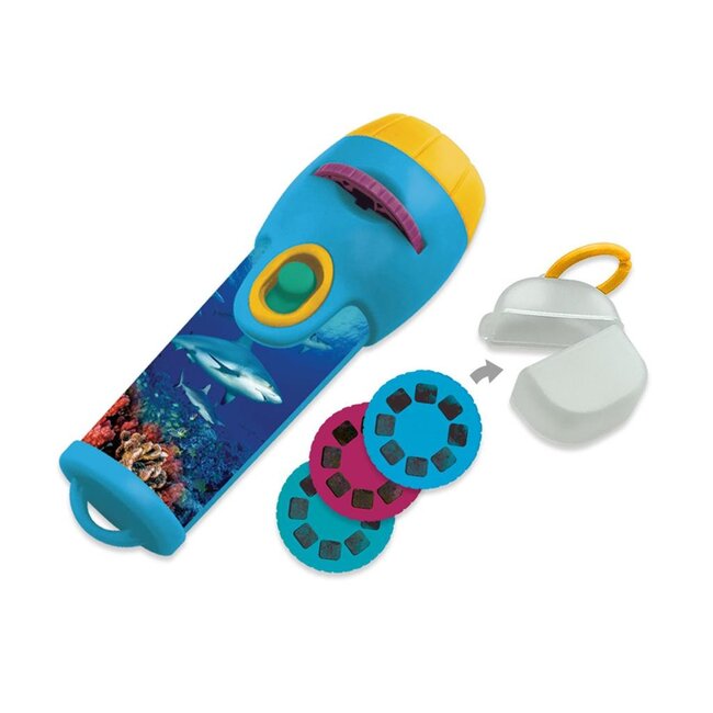 Ambo Zaklamp & projector - Zeedieren - Met 3x8 afbeeldingen
