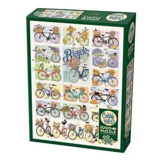 Cobble hill Puzzel - Bicycles - 1000st.