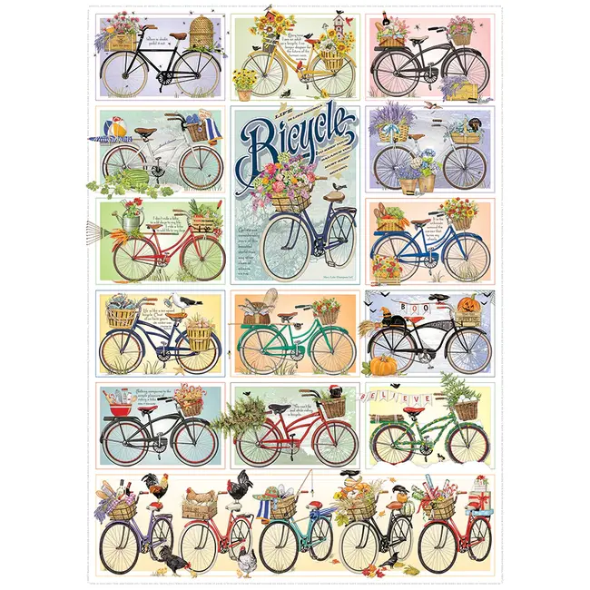 Cobble hill Puzzel - Bicycles - 1000st.