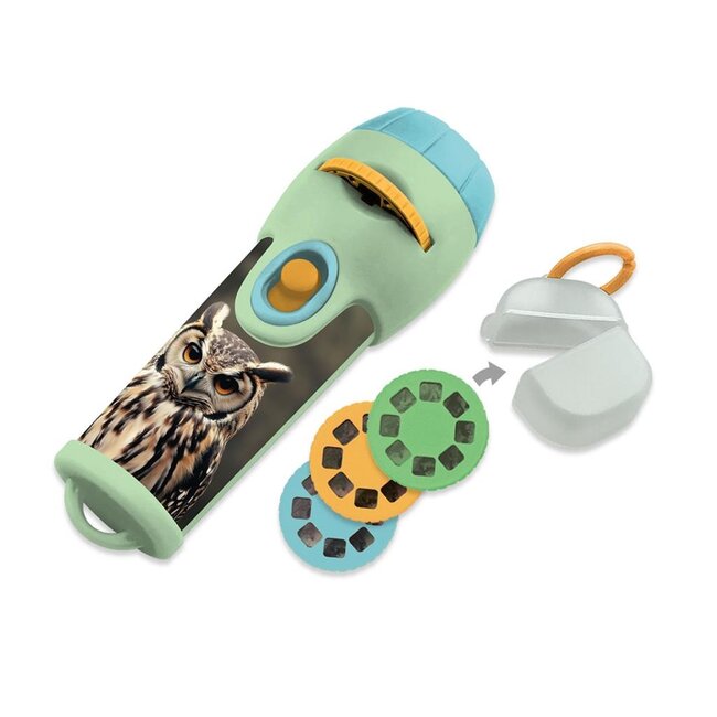 Ambo Zaklamp & projector - Vogels - Met 3x8 afbeeldingen