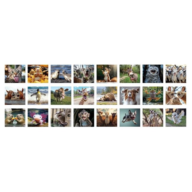 Ambo Zaklamp & projector - Schattige dieren - Met 3x8 afbeeldingen