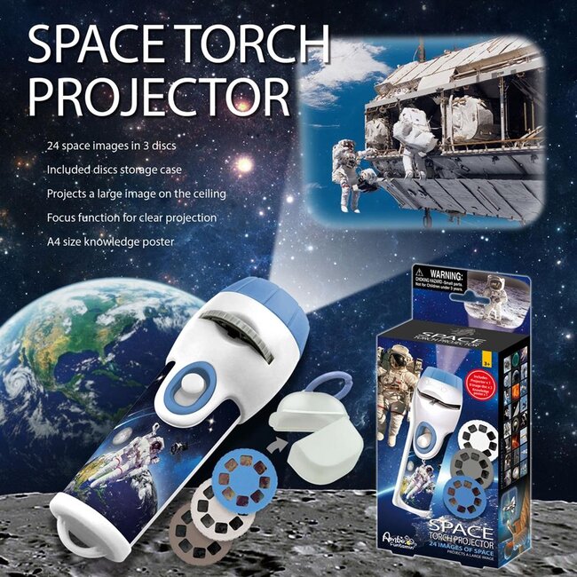 Ambo Zaklamp & projector - Ruimte - Met 3x8 afbeeldingen