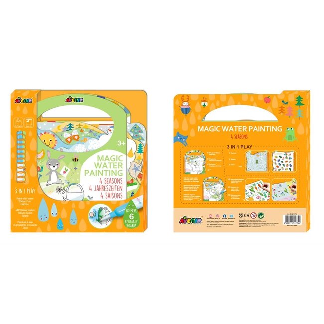 Avenir Kleuren met water - Vier seizoenen - Met spelletjes & stickers