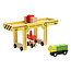 BigJigs Rails -  Portaal kraan - Met lorry - 27,7x17,5x10,6cm
