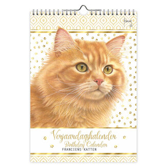 Comello Verjaardagskalender - Franciens katten - Jeroen - 21x30cm