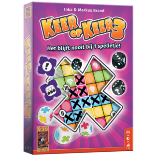999 Games Keer op keer 3 - Dobbelspel - 8+