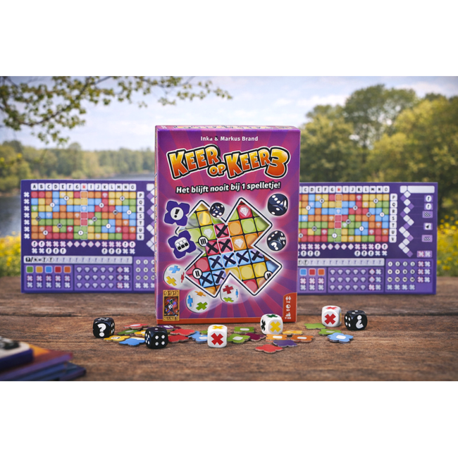 999 Games Keer op keer 3 - Dobbelspel - 8+