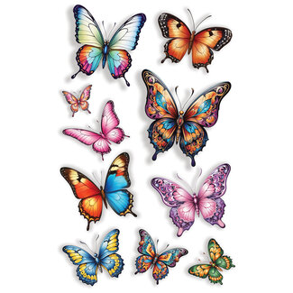 Guirca Creations Nep tattoo - Vlinders