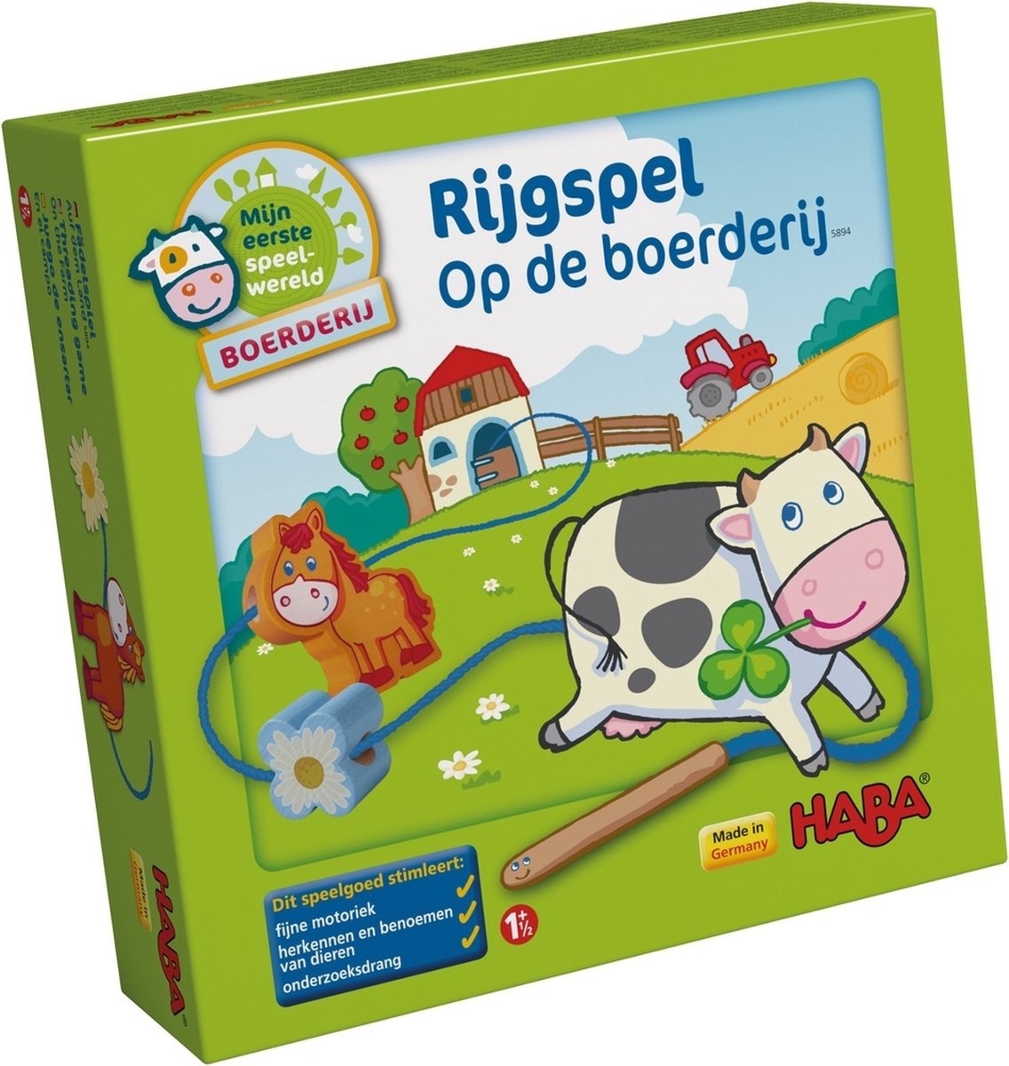 Rijgspel - Op de boerderij - 1.5+