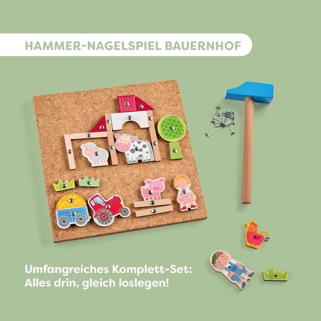 Haba Hamertje tik - Boerderij - Met voorbeeldkaarten - 3+