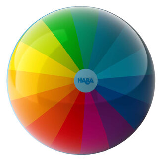 Haba Bal - Lakbal - Regenboog kleuren - 14cm