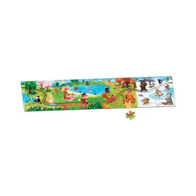 Haba Puzzel - Jaargetijden - Seizoenen - 4 in 1 - 4x24st. - 3+