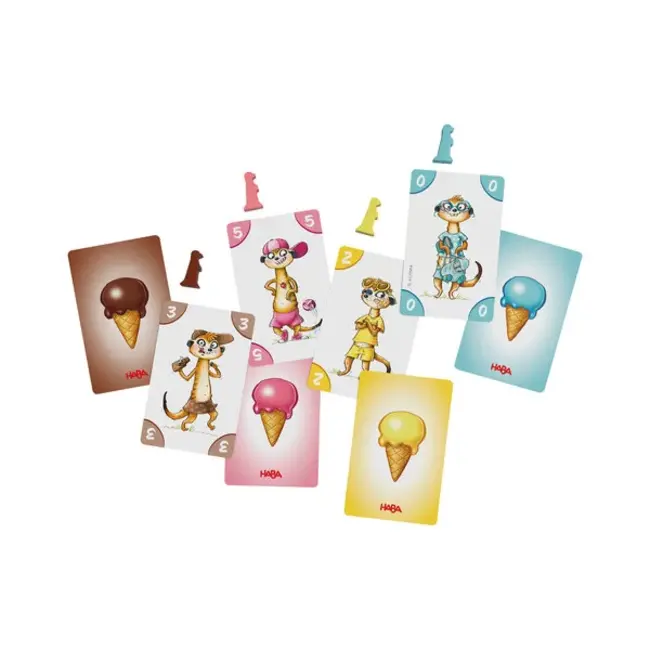 Haba Nice ice - Stokstaartjes race - Bordspel - 5+