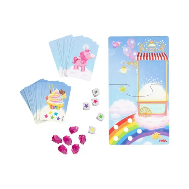 Haba Spel - Eenhoorn Flonkerglans - Magisch dobbelplezier - 4+