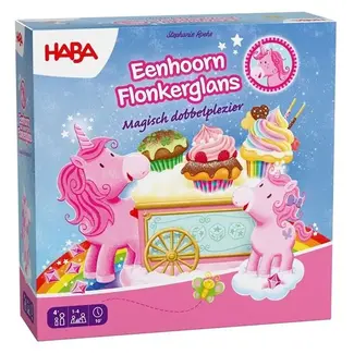 Haba Eenhoorn Flonkerglans - Magisch dobbelplezier - Dobbelspel - 4+