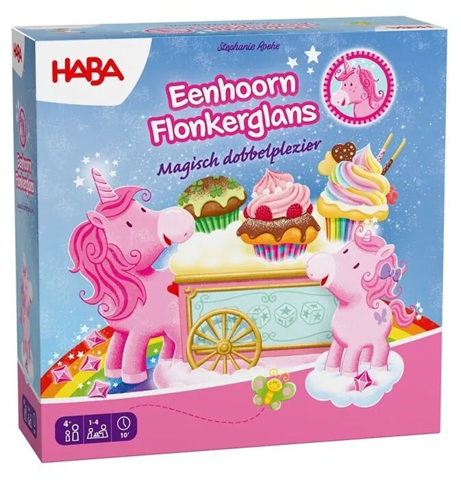 Spel - Eenhoorn Flonkerglans - Magisch dobbelplezier - 4+