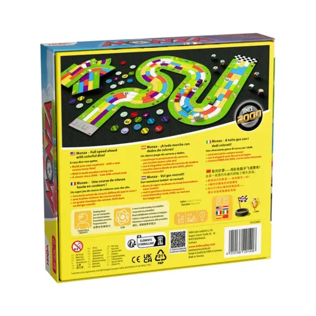 Haba Monza - Vol gas vooruit! - Bordspel - 5+
