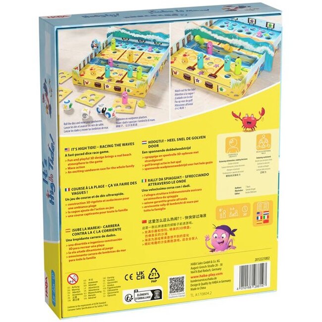Haba It's high tide! - Het is vloed! - Dobbelspel - 6+