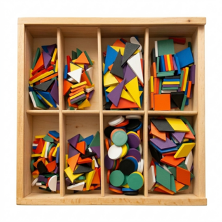 Melissa & Doug Mozaïek - In houten doos - 8 Designs