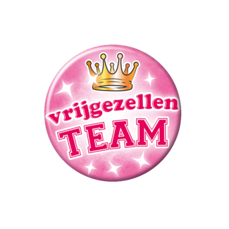 Paperdreams Button - Vrijgezellenteam - Vrouw - Klein