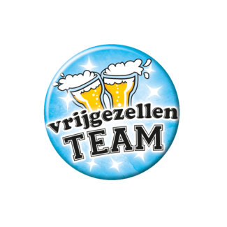 Paper Dreams Button - Vrijgezellen team - man - Klein