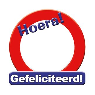 Paperdreams Huldebord - Gefeliciteerd