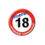 Paper Dreams Button - 18 jaar - Verkeersbord - Klein