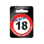 Paper Dreams Button - 18 jaar - Verkeersbord - Klein