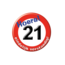 Paper Dreams Button - 21 jaar - Verkeersbord - Klein