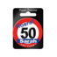 Paper Dreams Button - 50 jaar, Sarah - Verkeersbord - Klein