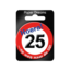 Paper Dreams Button - 25 jaar - Verkeersbord - Klein
