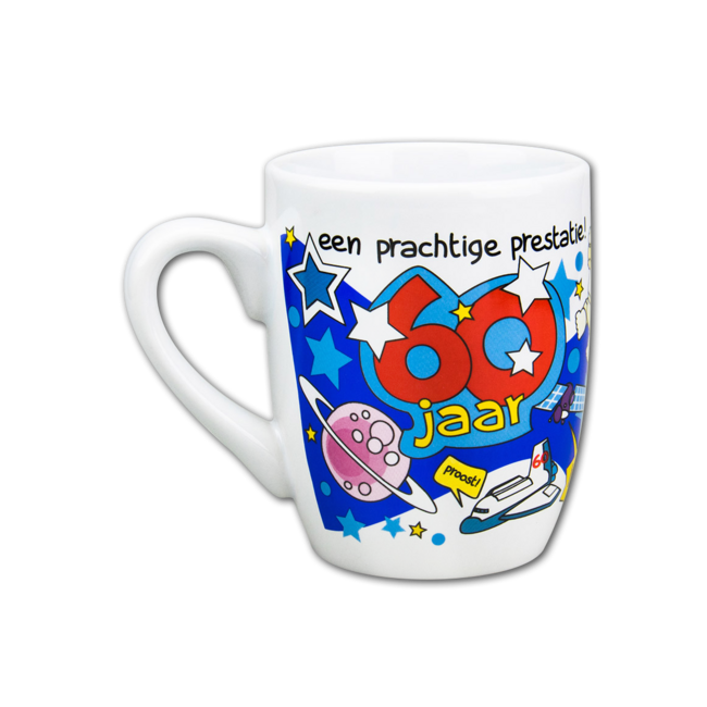 Paperdreams Mok - Cartoon - 60 jaar