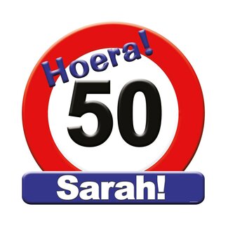 Paperdreams Huldebord - 50 jaar, Sarah