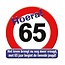 Paperdreams Huldebord - 65 jaar