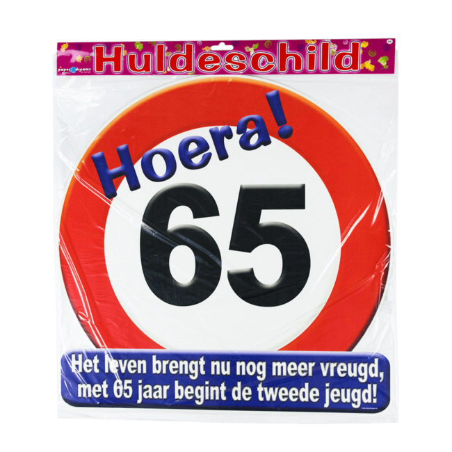 Paper Dreams Huldebord - 65 jaar